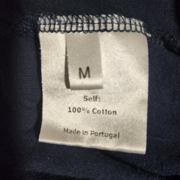 La Ligne NYC Women's 100% Cotton Bonne Nuit Pajama Set Navy Sz M MSRP $295 - Picture 5 of 12